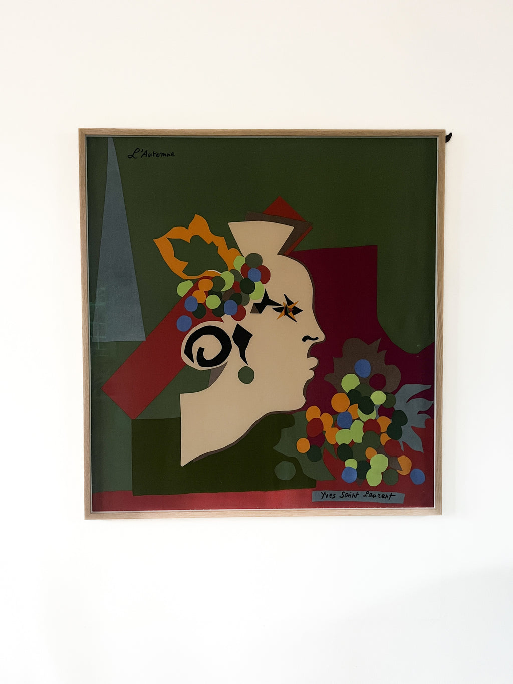 Yves Saint Laurent – indrammet silketekstilværk