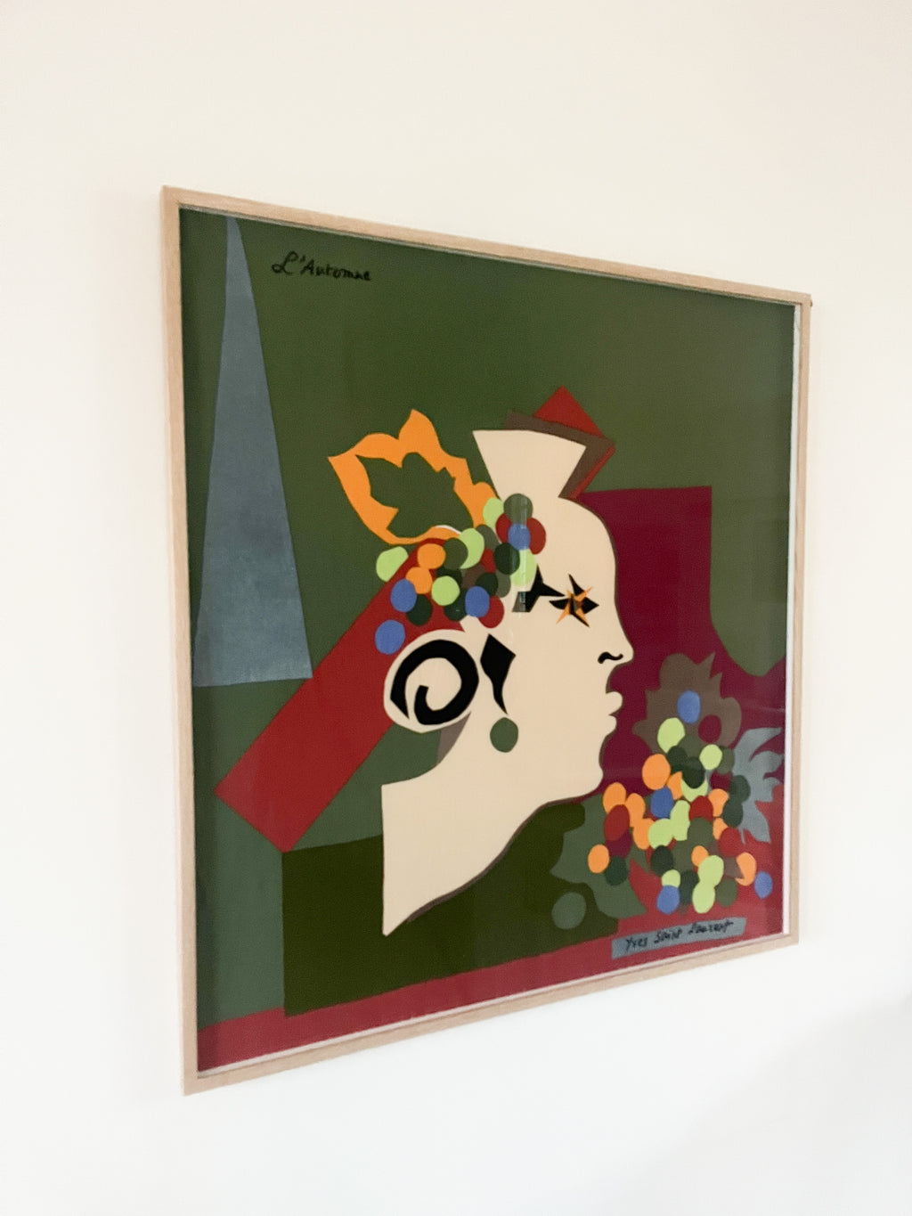 Yves Saint Laurent – indrammet silketekstilværk