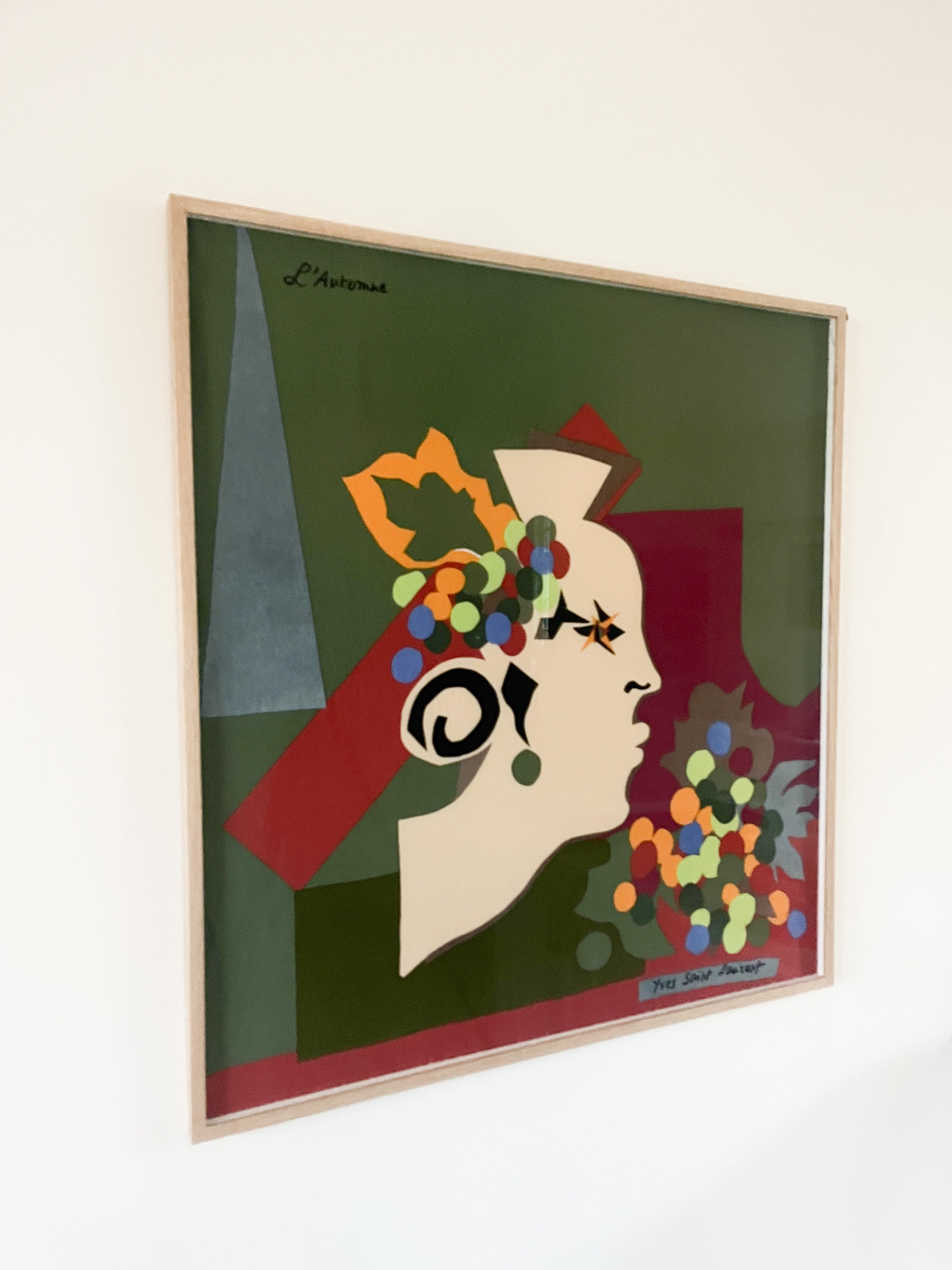 Yves Saint Laurent – indrammet silketekstilværk