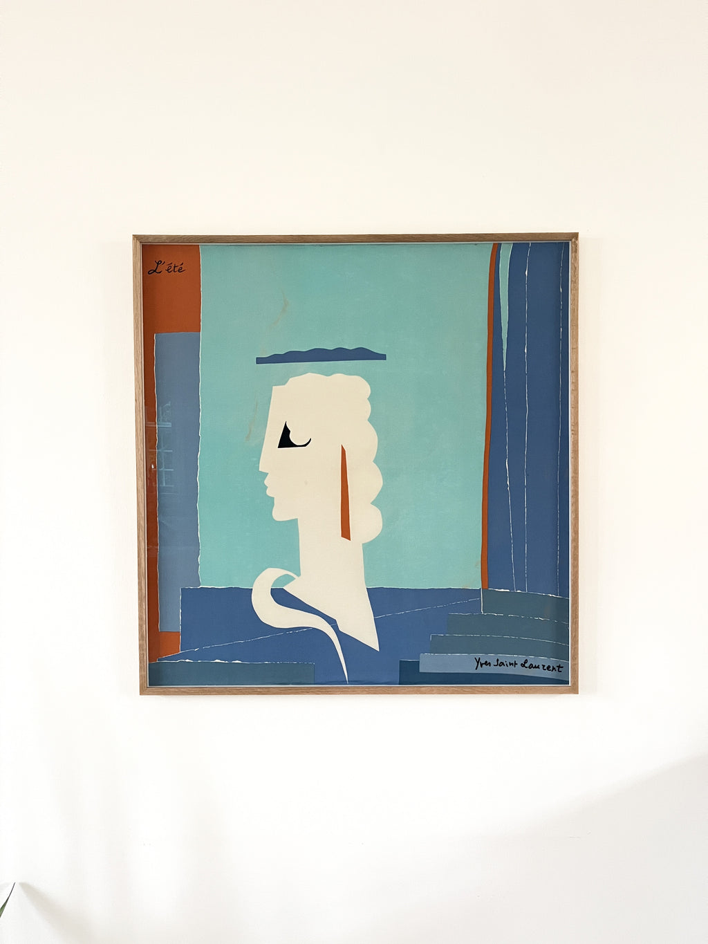 Yves Saint Laurent – indrammet silketekstilværk