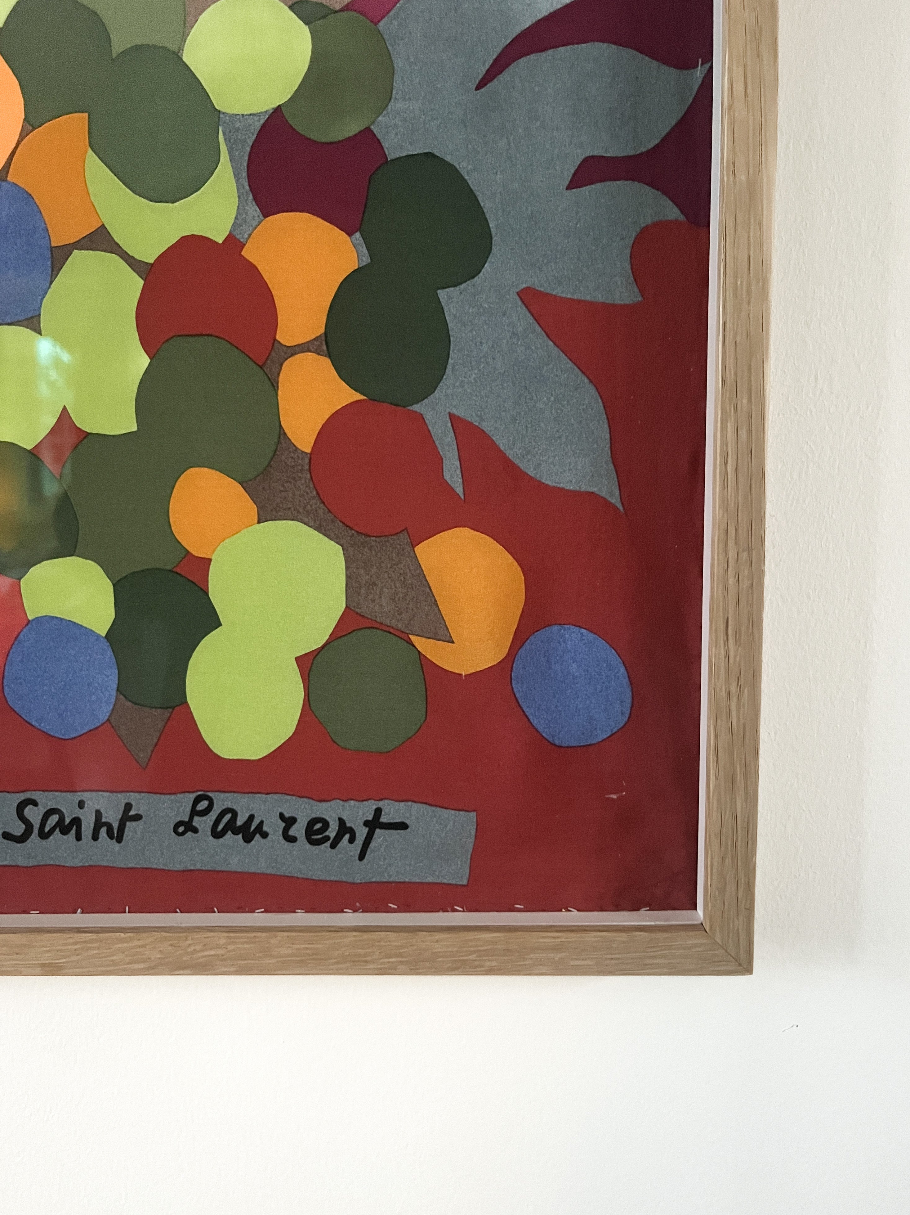 Yves Saint Laurent – indrammet silketekstilværk